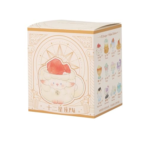 hiwhale Blindbox-Figuren mit Diamant-Kristall-Katzenmotiv, Überraschungs-Mystery-Bag, zufälliges Design, Actionfiguren, Sammlerfigur, Dekoration für Zuhause, Schreibtisch, Auto von hiwhale