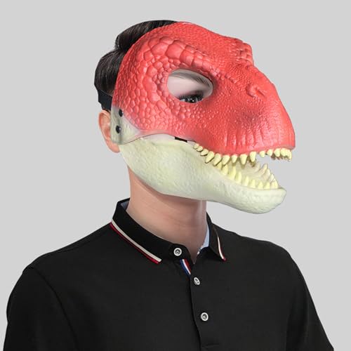 hiwhale Dinosaurier maske 3D Dinosaurier masken für Hunde, lebensechte Raptor, Dino, bewegliche Kiefer, Dinosaurier maske hiwhale Dinosaurier maske 3D Dinosaurier masken für Hunde, lebensechte Raptor, Dino, bewegliche Kiefer, Dinosaurier maske von hiwhale