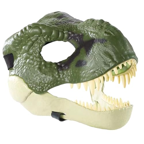 hiwhale Dinosaurier maske 3D Dinosaurier masken für Hunde, lebensechte Raptor, Dino, bewegliche Kiefer, Dinosaurier maske hiwhale Dinosaurier maske 3D Dinosaurier masken für Hunde, lebensechte Raptor, Dino, bewegliche Kiefer, Dinosaurier maske von hiwhale
