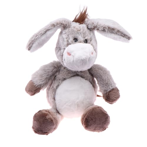 hiwhale Kinder Plüsch Esel Spielzeug 25/32cm, DIY Dekoration, Entzückende Stofftier für Jungen und Mädchen, 1 Stück von hiwhale