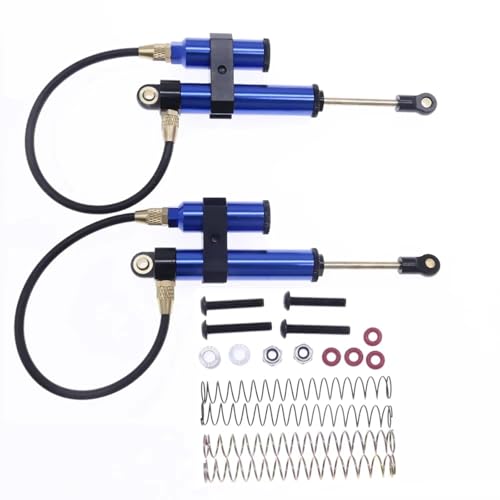 JYYTERD Kompatibel Mit 86100 86100JC FTX5579 1/10 RC-Auto-Upgrade-Teile 2 Stück 108 Mm Ölgefüllter Stoßdämpfer Aus Legierung, Vorne Und Hinten RC Stoßdämpfer(Blue) von hjuink