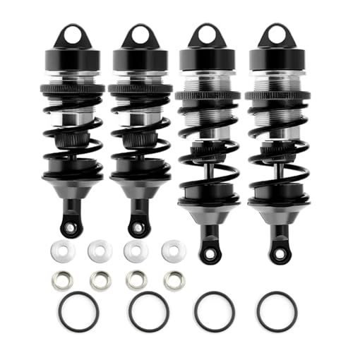 JYYTERD Kompatibel Mit ARRMA Für Infraction Für Felony Für Limitless 1/7 RC-Auto-Upgrades Teile Zubehör Metall-Stoßdämpfer RC Stoßdämpfer(Black) von hjuink