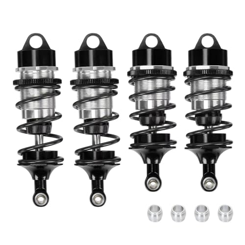 JYYTERD Kompatibel Mit Arrma Für Infraction Für Limitless RC-Auto-Upgrade-Teile Zubehör Stoßdämpfer Vorne Und Hinten, ARA330627 RC Stoßdämpfer(Black) von hjuink