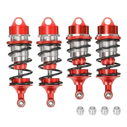 JYYTERD Kompatibel Mit Arrma Für Infraction Für Limitless RC-Auto-Upgrade-Teile Zubehör Stoßdämpfer Vorne Und Hinten, ARA330627 RC Stoßdämpfer(Red) von hjuink