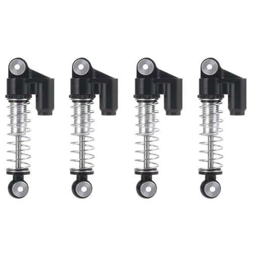 JYYTERD Kompatibel Mit Axial Für SCX24 Für Deadbolt Für Gladiator 1/24 RC Crawler Autoteile 4PCS Aluminium Stoßdämpfer Dämpfer 31mm RC Stoßdämpfer(Black) von hjuink