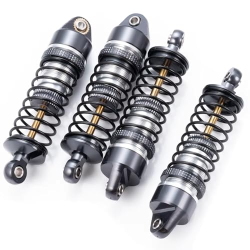 JYYTERD Kompatibel Mit Granite Für Grom Für Typhon Für Grom 1/14 1/18 RC-Auto-Upgrade-Zubehör Teile Vorne Hinten Stoßdämpfer RC Stoßdämpfer(Gray) von hjuink