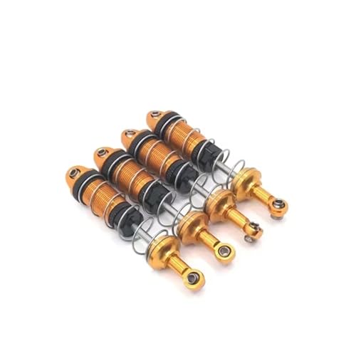 JYYTERD Kompatibel Mit HB ZP1001 ZP1002 RC-Auto-Upgrade-Modifikation Ersatzteile Zubehör 4-teiliger Metall-Stoßdämpfer RC Stoßdämpfer(Yellow) von hjuink