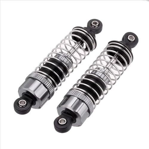 JYYTERD Kompatibel Mit HBX 16889 16889A 16890 16890A SG1601 SG1602 1/16 RC-Auto-Tuning-Teile, 4-teiliger Öl-Metall-Stoßdämpfer RC Stoßdämpfer von hjuink
