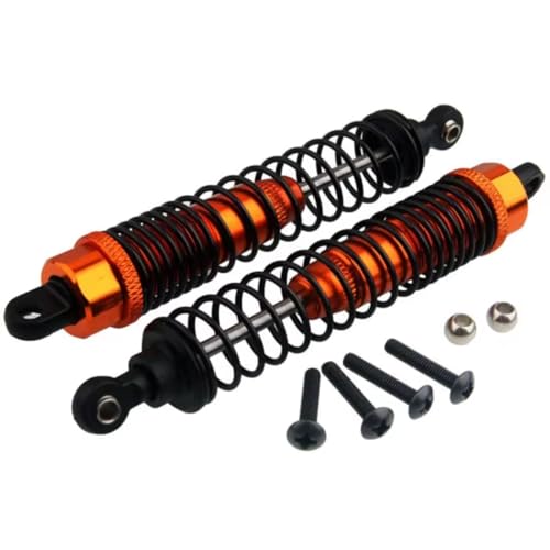 JYYTERD Kompatibel Mit HPI BMT0006 1/10 Rc Auto-Upgrade-Modifikation Ersatzzubehör Teile 2 Stück Alaun-Stoßdämpfer RC Stoßdämpfer(Yellow) von hjuink