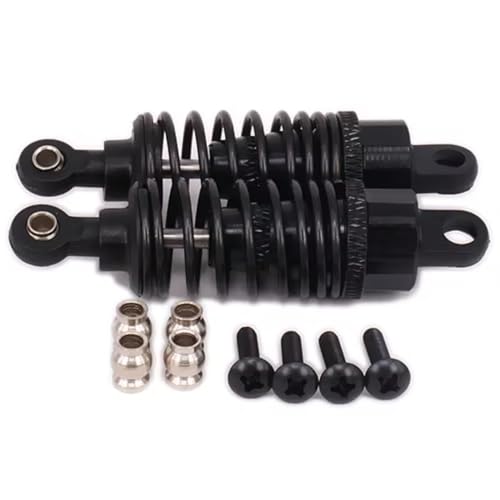JYYTERD Kompatibel Mit HPI RS4 114435 1/10 Rc Auto-Upgrade-Zubehörteile Stoßdämpfer Dämpfer Einstellbar Ölgefüllter Typ RC Stoßdämpfer(Black) von hjuink