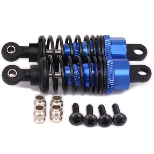 JYYTERD Kompatibel Mit HPI RS4 114435 RS4006 1/10 RC-Autozubehörteilen, 68 Mm Langer, Verstellbarer Stoßdämpfer Mit Ölfüllung RC Stoßdämpfer(Dark Blue) von hjuink