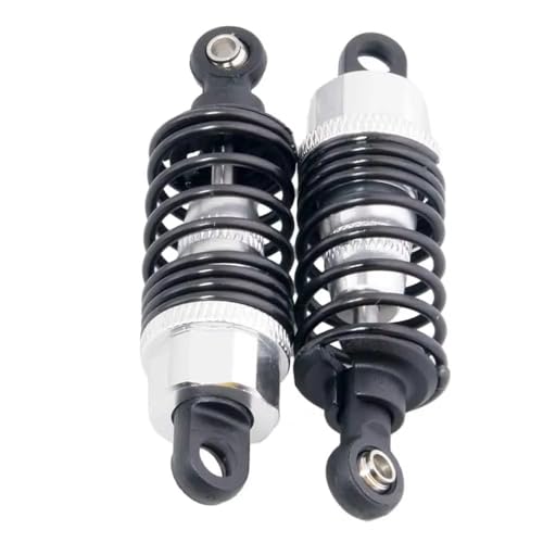 JYYTERD Kompatibel Mit HSP 102004 122004 1/10 RC-Auto-Upgrade-Zubehörteile, 2 Stück Aluminium-Aolly-Metall-Stoßdämpfer, 68 Mm, 02002 02175 RC Stoßdämpfer(Silver) von hjuink