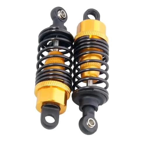 JYYTERD Kompatibel Mit HSP 102004 122004 Aolly 1/10 Rc Auto-Upgrade-Zubehörteile 2 Stück Metall-Stoßdämpfer 68 Mm 02002 02175 RC Stoßdämpfer(Yellow) von hjuink