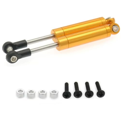 JYYTERD Kompatibel Mit HSP Für HPI 1/10 RC Crawler Car Truck Upgrades Teile 2 STÜCKE Legierung 82 Mm Intern Für Federstoßdämpfer Dämpfer RC Stoßdämpfer(Yellow) von hjuink
