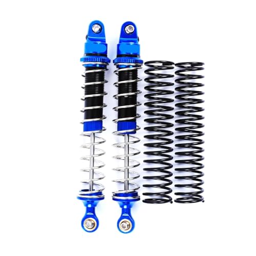 JYYTERD Kompatibel Mit Losi Für Baja 1/10 RC Auto Upgrdes Modifikation Teil Zubehör Aluminiumlegierung Hinteren Stoßdämpfer RC Stoßdämpfer(Blue) von hjuink