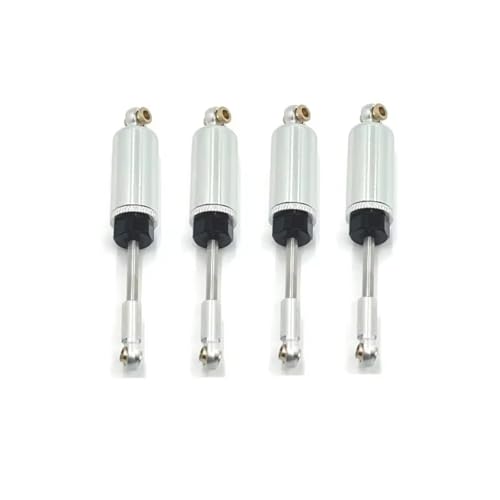 JYYTERD Kompatibel Mit MJX 14209 14210 1/14 RC-Auto-Upgrade-Modifikationsteile Zubehör Metall-Stoßdämpfer-Öldämpfer RC Stoßdämpfer(Silver) von hjuink