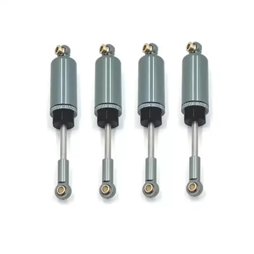 JYYTERD Kompatibel Mit MJX 14209 14210 1/14 RC-Auto-Upgrade-Teile Zubehör Metall Vorne Hinten Hydraulischer Stoßdämpfer RC Stoßdämpfer(Gray) von hjuink