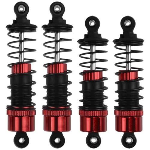 JYYTERD Kompatibel Mit MJX Für Hyper Go H14BM 14210 14209 1/14 RC-Auto-Upgrades Teilzubehör 4er-Pack Metallstoßdämpfer RC Stoßdämpfer JYYTERD Kompatibel Mit MJX Für Hyper Go H14BM 14210 14209 1/14 RC-Auto-Upgrades Teilzubehör 4er-Pack Metallstoßdämpfer RC Stoßdämpfer von hjuink