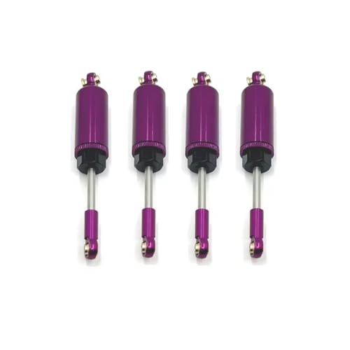 JYYTERD Kompatibel Mit MN Für MN128 MN86 G500 1/12 RC-Auto-Upgrade-Modifikationszubehör Teile Metallhydraulischer Stoßdämpfer RC Stoßdämpfer(Purple) von hjuink