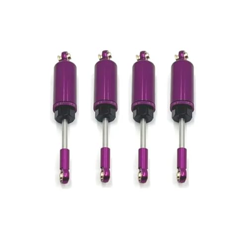 JYYTERD Kompatibel Mit MN128 MN86 MN86S G500 1/12 RC Car Upgrade Teile Zubehör Ölgefüllter Metall-Stoßdämpfer-Dämpfer RC Stoßdämpfer(Purple) von hjuink