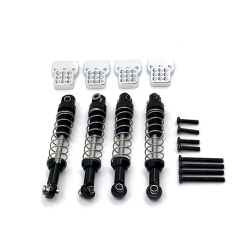 JYYTERD Kompatibel Mit Mang NIU D96 D90 D91 Für MN98 99S V1 Für WPL RC-Auto-Upgrade-Zubehör Teile Stoßdämpfer RC Stoßdämpfer(Black) von hjuink