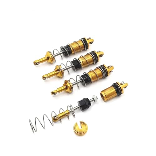 JYYTERD Kompatibel Mit Mang NIU MN86 G500 MN86S 1/12 RC-Auto-Upgrade-Modifikationszubehörteile 4-teiliger Stoßdämpfer RC Stoßdämpfer(Yellow) von hjuink