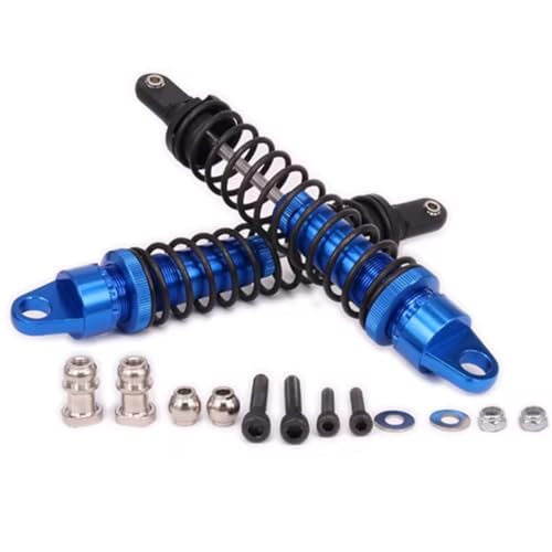 JYYTERD Kompatibel Mit Redcat 1/5 RC-Auto Für Buggy-Zubehörteile, 2 Stück, Aluminium, 188 Mm, Ölgefüllter Typ, Langer Stoßdämpfer Vorne RC Stoßdämpfer(Blue) von hjuink