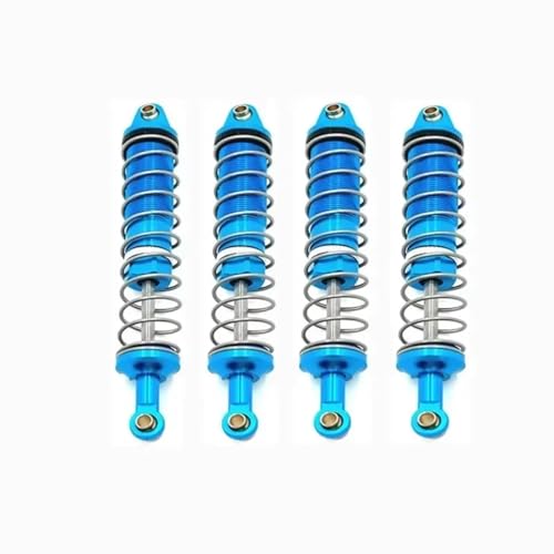 JYYTERD Kompatibel Mit UD1201 UD1202 UD-12PRO 1/12 RC-Auto-Upgrade-Teile Zubehör 4 Stück Metallöl-Stoßdämpferdämpfer RC Stoßdämpfer(Blue) von hjuink