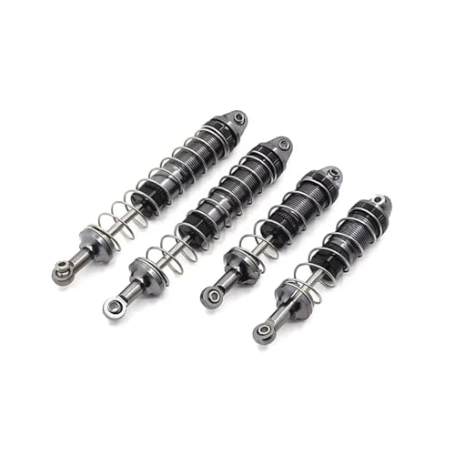 JYYTERD Kompatibel Mit WLtoys 12427 12428 12429 12423 FY01-03 1/12 RC-Auto-Upgrade-Teile Zubehör Metall Vorne Hinten Ölstoßdämpfer RC Stoßdämpfer(Gray) von hjuink