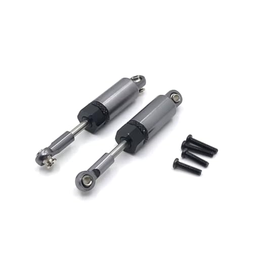 JYYTERD Kompatibel Mit WLtoys 184011 A949 A959 A969 A979 K929 RC-Autoteile-Zubehör Metall-Hinterrad-Hydraulikstoßdämpfer RC Stoßdämpfer(Gray) von hjuink