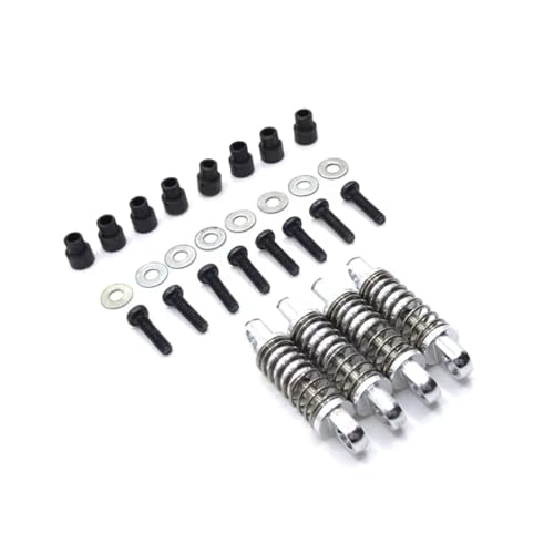 JYYTERD Kompatibel Mit WLtoys 284131 K969 K979 K989 K999 P929 P939 1/28 RC Autoteile Zubehör Metall Stoßdämpfer RC Stoßdämpfer(Silver) von hjuink