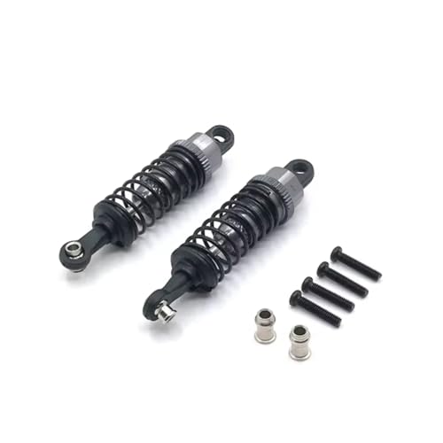 JYYTERD Kompatibel Mit WLtoys A949 A959 A969 A979 K929 1/18 RC-Auto-Upgrade-Zubehörteile, Externer Feder-Hydraulikstoßdämpfer RC Stoßdämpfer(Gray) von hjuink