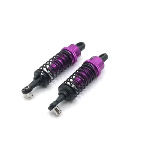 JYYTERD Kompatibel Mit WLtoys A949 A959 A969 A979 K929 1/18 RC-Auto-Upgrade-Zubehörteile, Externer Feder-Hydraulikstoßdämpfer RC Stoßdämpfer(Purple) von hjuink