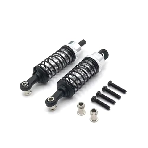 JYYTERD Kompatibel Mit WLtoys A949 A959 A969 A979 K929 1/18 RC-Auto-Upgrade-Zubehörteile, Externer Feder-Hydraulikstoßdämpfer RC Stoßdämpfer(Silver) von hjuink