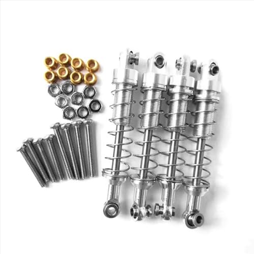 JYYTERD Kompatibel Mit WPL C14 C24 Für MN D90 D91 D99S RC-Auto-Upgrade-Zubehörteile 4-teiliger Metall-Stoßdämpferdämpfer RC Stoßdämpfer von hjuink