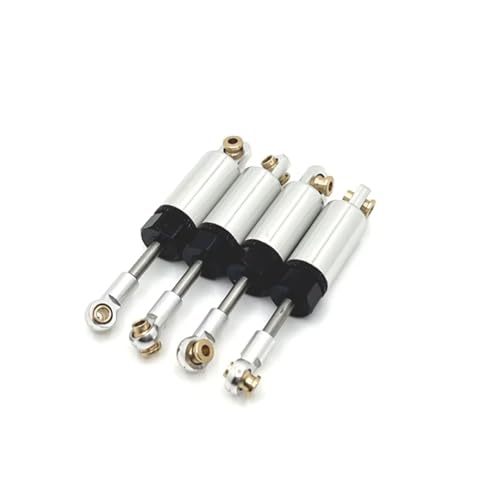 JYYTERD Kompatibel Mit WPL C14 C24 Für MN Für MN99S Für MN78 1/12 1/16 RC-Autoteilezubehör Ölgefüllter Metallstoßdämpferdämpfer RC Stoßdämpfer(Silver) von hjuink