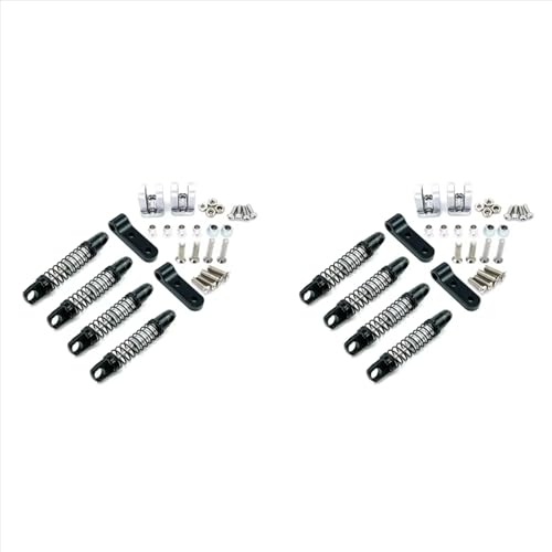 JYYTERD Kompatibel Mit WPL D12 1/10 RC-Auto-Upgrades, Teile, Zubehör, Metall-Stoßdämpfer Vorne Und Hinten Mit Fester Halterung RC Stoßdämpfer JYYTERD Kompatibel Mit WPL D12 1/10 RC-Auto-Upgrades, Teile, Zubehör, Metall-Stoßdämpfer Vorne Und Hinten Mit Fester Halterung RC Stoßdämpfer von hjuink