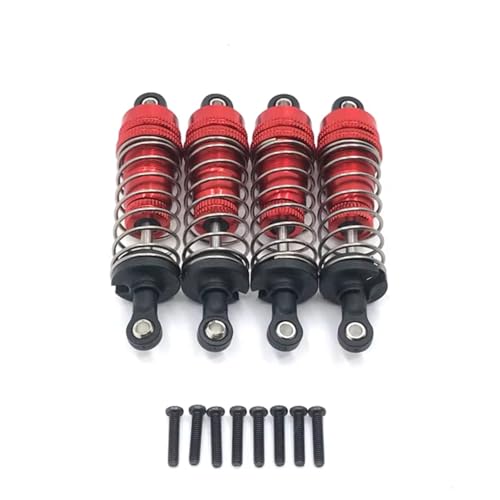 JYYTERD Kompatibel Mit Wltoys 124019 124018 144001 RC-Autoteile, Upgrade-Modifikationszubehör, 4-teiliger Metall-Stoßdämpfer RC Stoßdämpfer JYYTERD Kompatibel Mit Wltoys 124019 124018 144001 RC-Autoteile, Upgrade-Modifikationszubehör, 4-teiliger Metall-Stoßdämpfer RC Stoßdämpfer von hjuink