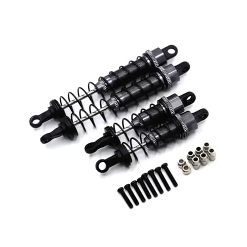 JYYTERD Kompatibel Mit Wltoys 12428 12423 12427 12429 FY-03 1/12 RC-Auto-Upgrades Teile Zubehör Metallöl-Stoßdämpfer RC Stoßdämpfer(Black) von hjuink