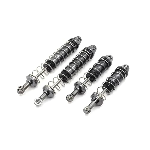 JYYTERD Kompatibel Mit Wltoys 12428 12423 12427 12429 FY-03 1/12 RC-Auto-Upgrades Teile Zubehör Metallöl-Stoßdämpfer RC Stoßdämpfer(Black) von hjuink