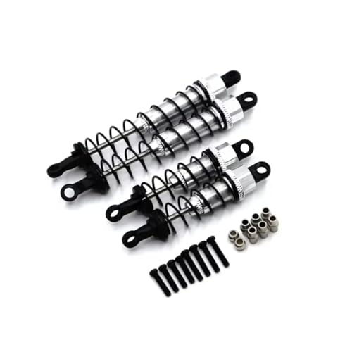 JYYTERD Kompatibel Mit Wltoys 12428 12423 12427 12429 FY-03 1/12 RC-Auto-Upgrades Teile Zubehör Metallöl-Stoßdämpfer RC Stoßdämpfer(Silver) von hjuink