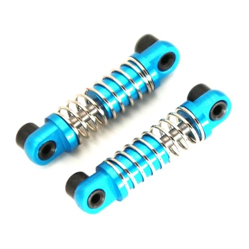 JYYTERD Kompatibel Mit Wltoys K969 K989 K999 P929 1/28 RC-Auto RC-Auto-Upgrade-Zubehör Teile 2-teilige Aluminium-Stoßdämpfer RC Stoßdämpfer(Blue) von hjuink