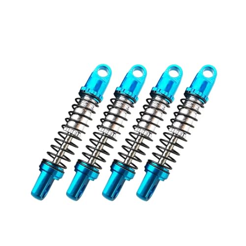 JYYTERD Kompatibel mit Suzuki für Jimny 1/16 RC-Auto-Upgrade-Modifikation Ersatzzubehör Teile 4-teiliger Stoßdämpfer RC Stoßdämpfer(Blue) von hjuink