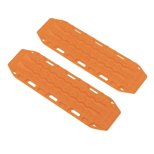 JYYTERD Rc Car Zubehör Kompatibel Mit Trax Für Bronco Für Trx6 Für Axial Für Scx10 1/10 Rc Kettenfahrzeug Für Escape Board Für Klettern. Auto-Unterfahrschutz(Orange,A) von hjuink