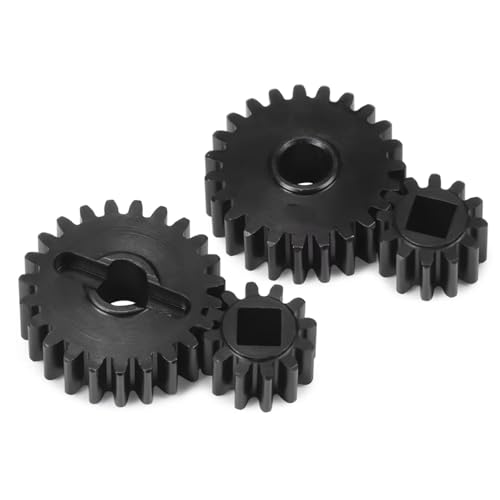 Kompatibel Mit Axial F9 Für SCX10 III AR45P 1/10 RC Crawler Car Upgrade-Teile 1 Set Für Capra Overdrive Portal Gear 21T/14T 23T/12T RC-Zubehör(23T 12T) von hjuink