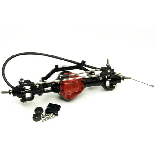Kompatibel Mit Axial Für SCX10 1/10 RC Crawler Auto Upgrade Teile Ersatz Zubehör Vordere Hinterachse Komplette 4WD Sperre RC Vorder Hinterachse(Front) von hjuink
