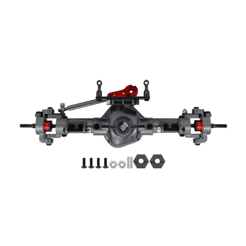 Kompatibel Mit Axial Für SCX10 4WD D90 1/10 RC Für Rock Crawler Auto Upgrade Teile Zubehör Metall CNC Vorderachse Hinterachse Mit RC Vorder Hinterachse(Front) von hjuink