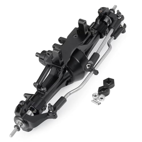 Kompatibel Mit Axial Für SCX10 AX90021 90027 90028 1/10 RC Crawler Autoteile Metall Gerade Komplette Vordere Mittlere Hintere Portalachse RC Vorder Hinterachse(Front) von hjuink