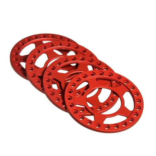 Kompatibel Mit Axial Für SCX10 Für TRX-4 1/10 RC Crawler Auto Upgrade Teile Zubehör 4 Stück 1,9 Zoll Felgen Beadlock Zubehör Teile RC Autos von hjuink