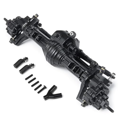 Kompatibel Mit Axial Für SCX10 II 90028 1/10 RC Für Rock Crawler Autos Upgrades Teile Vorne Hinten Gerade Komplette Achsen RC Vorder Hinterachse(Front) von hjuink